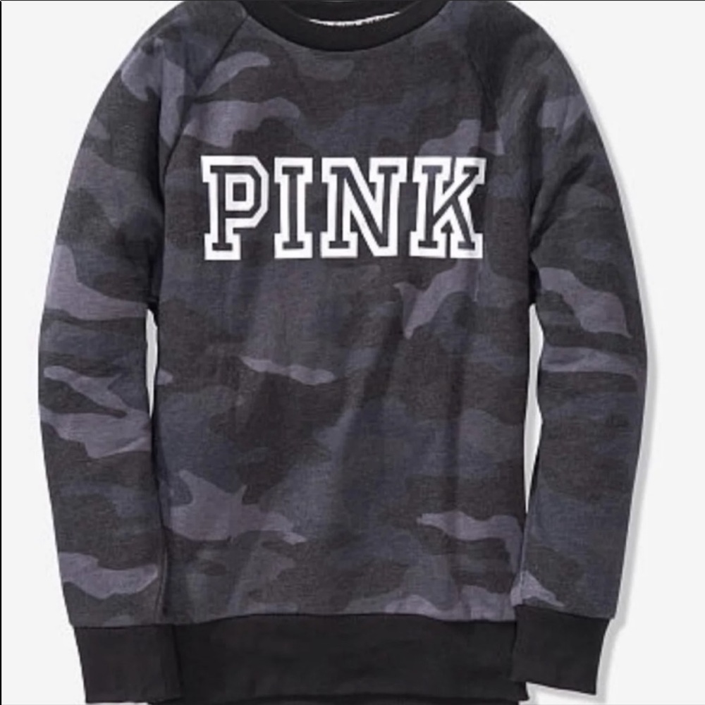 PINK camo sweatshirt